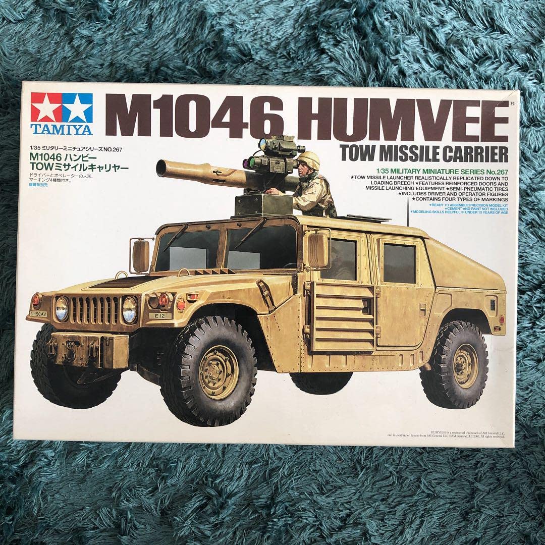 タミヤ 1/35 アメリカ陸軍 ハンビー TOW ミサイルキャリヤー 完成品