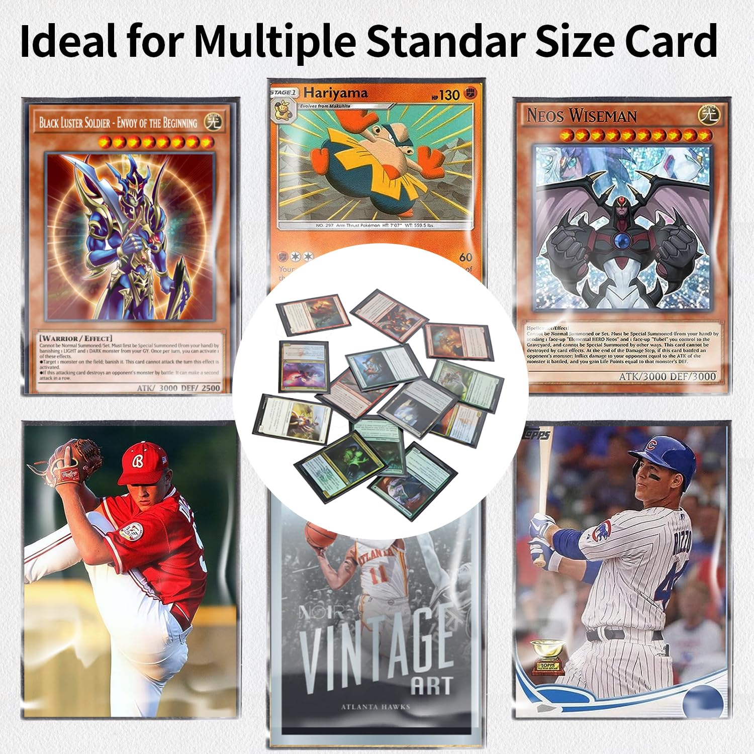 Amazon.co.jp: 遊戯王カードスリーブ 黒 50枚パック 日本製スモール