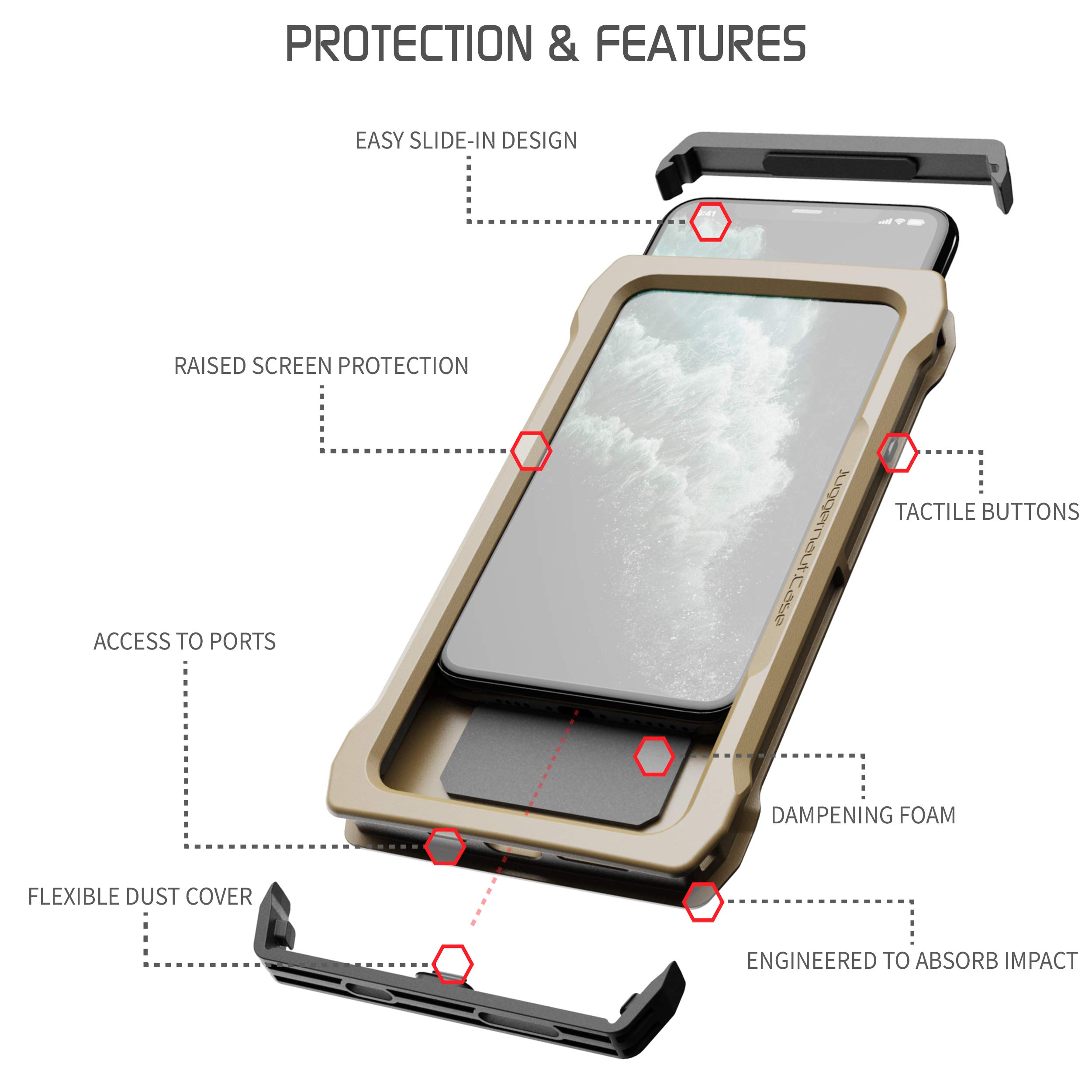 Amazon.com: Juggernaut.Case iPhone 11 Pro Max IMPCT Military Grade