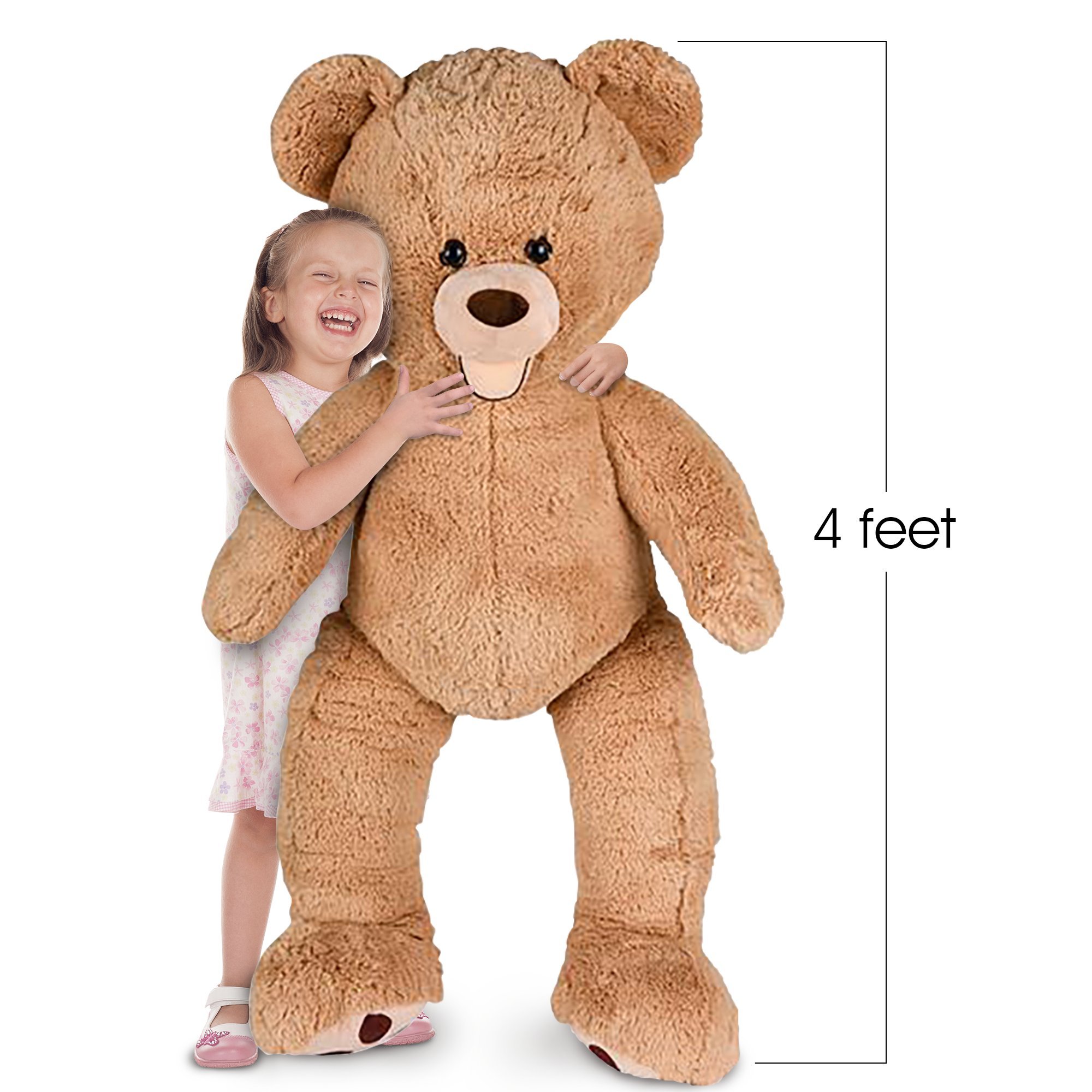 Amazon.com: ArtCreativity 4 Feet Giant Teddy Bear for Valentines