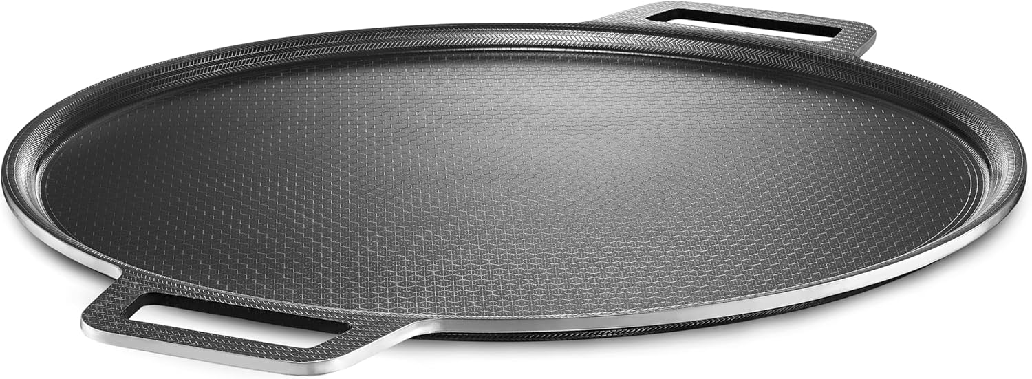 HexClad Hybrid Nonstick Pizza Steel for Pizzas and Flatbreads Up