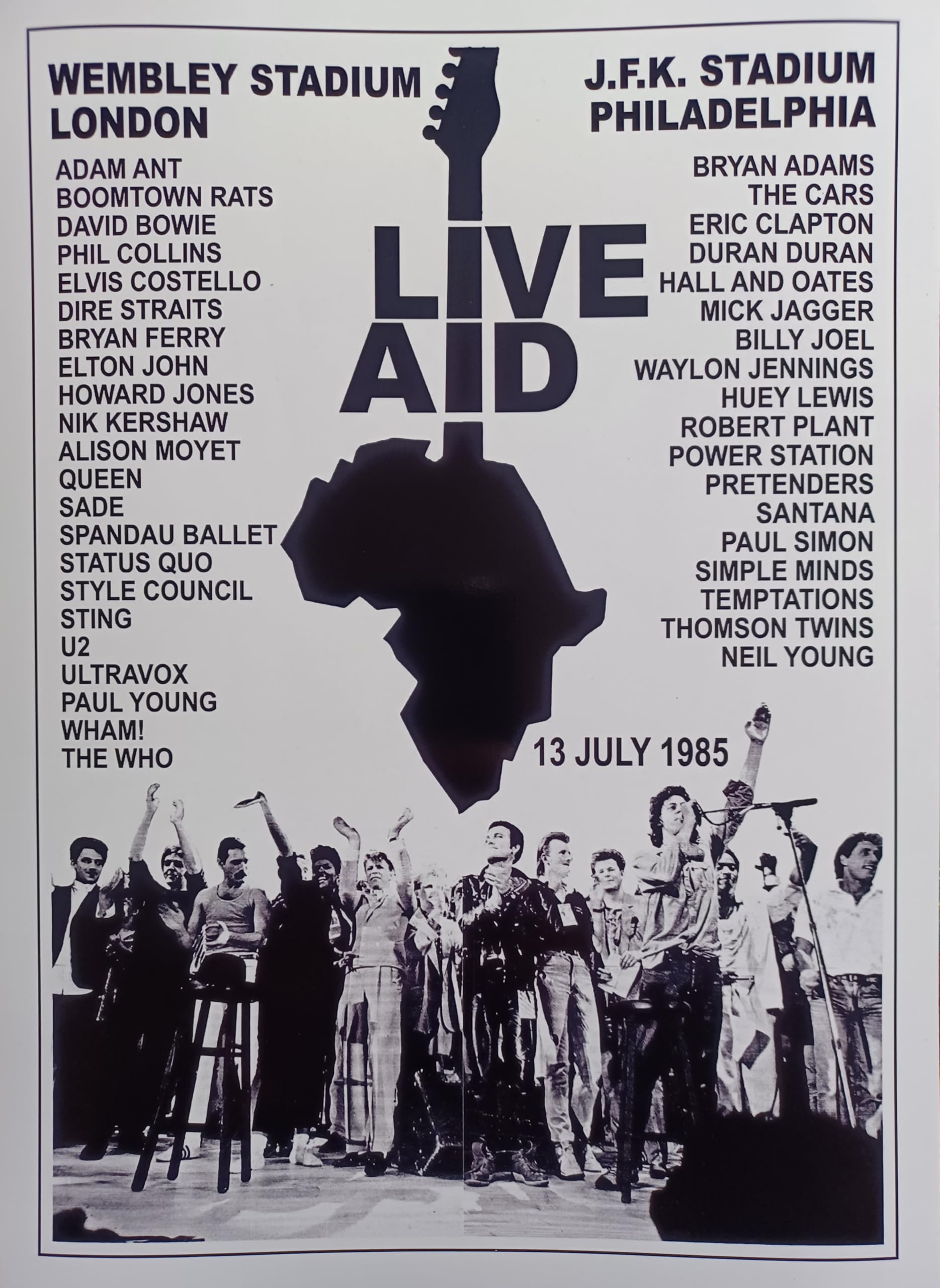 Amazon.co.jp: Live Aid 1985年ウェンブリースタジアム&フィラ