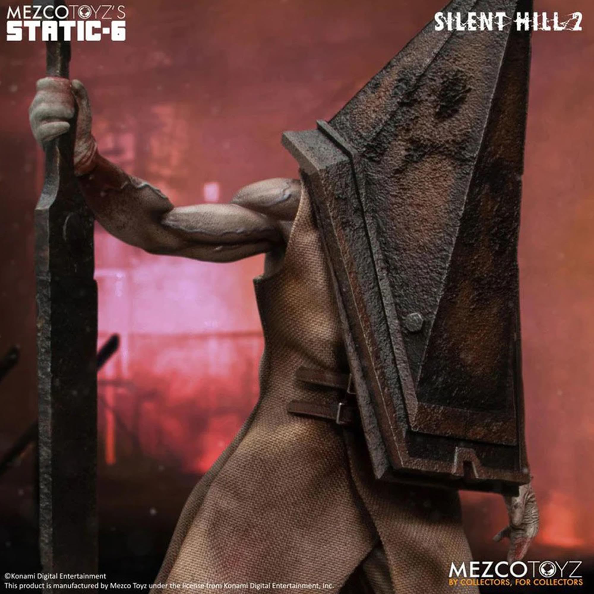 Amazon.com: Mezco Toyz Static Six Silent Hill 2: Red Pyramid Thing