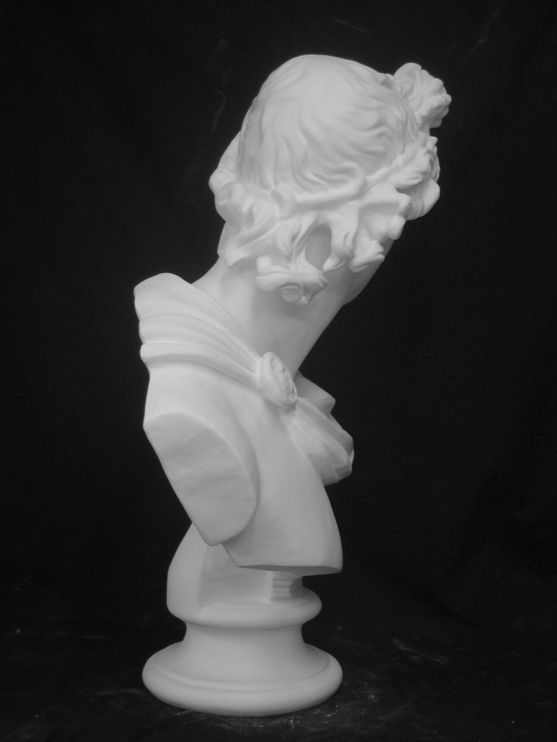 Amazon.co.jp: 石膏像 K－127 アポロ胸像 H．79cm : ホーム