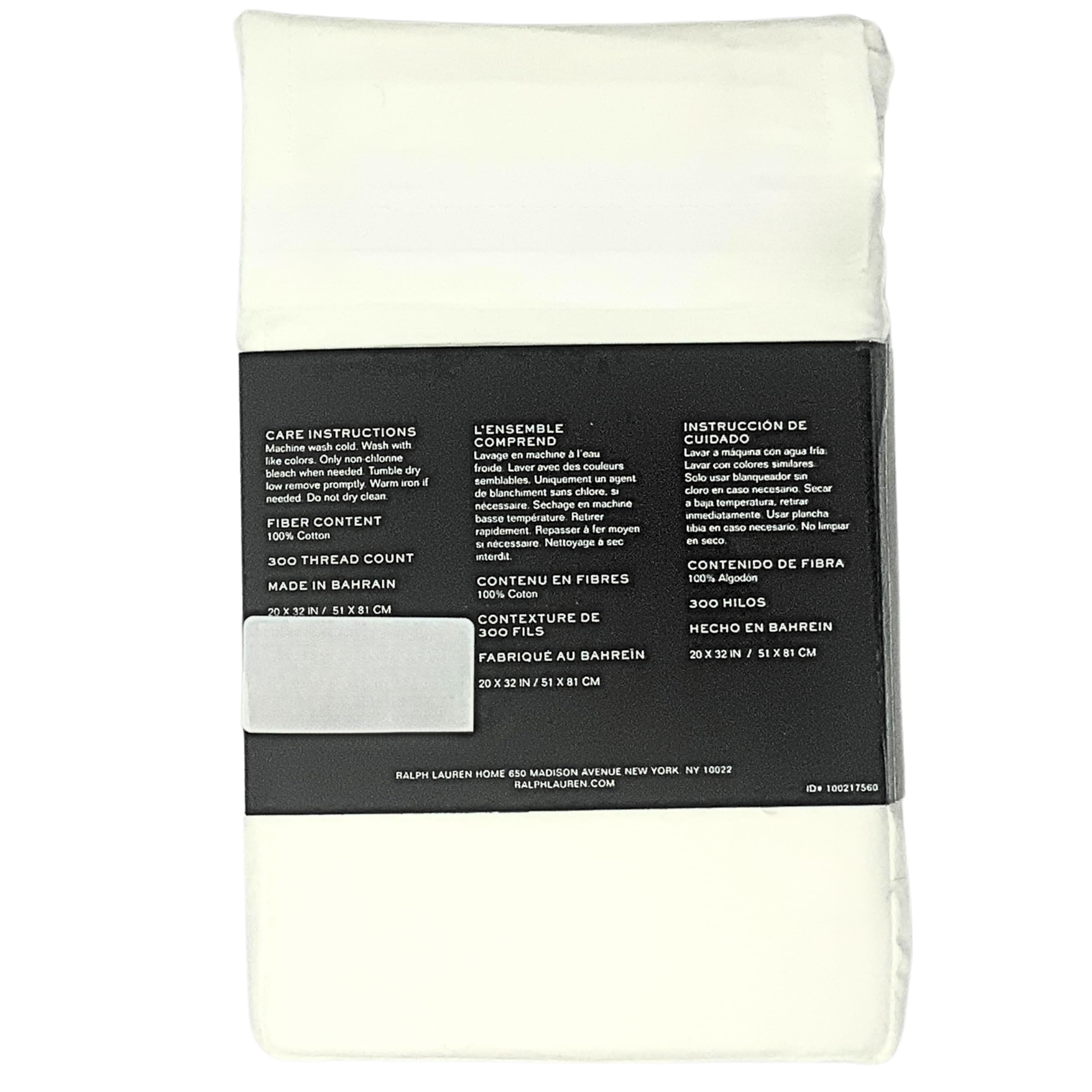 Amazon.com: Ralph Lauren Two Standard Pillowcases : Home & Kitchen