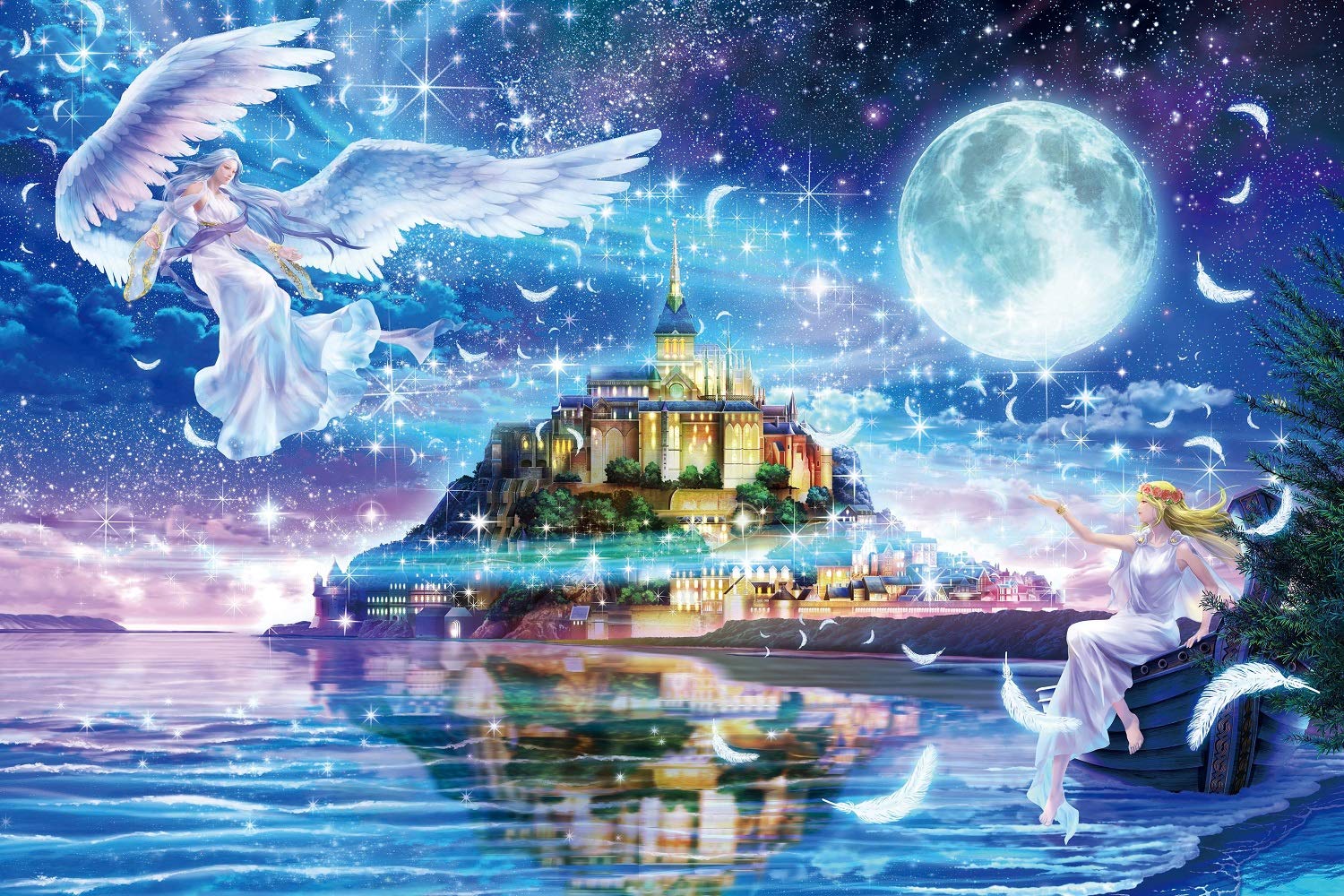 Amazon.co.jp: 1000ピース ジグソーパズル エンジェルズ オラクル