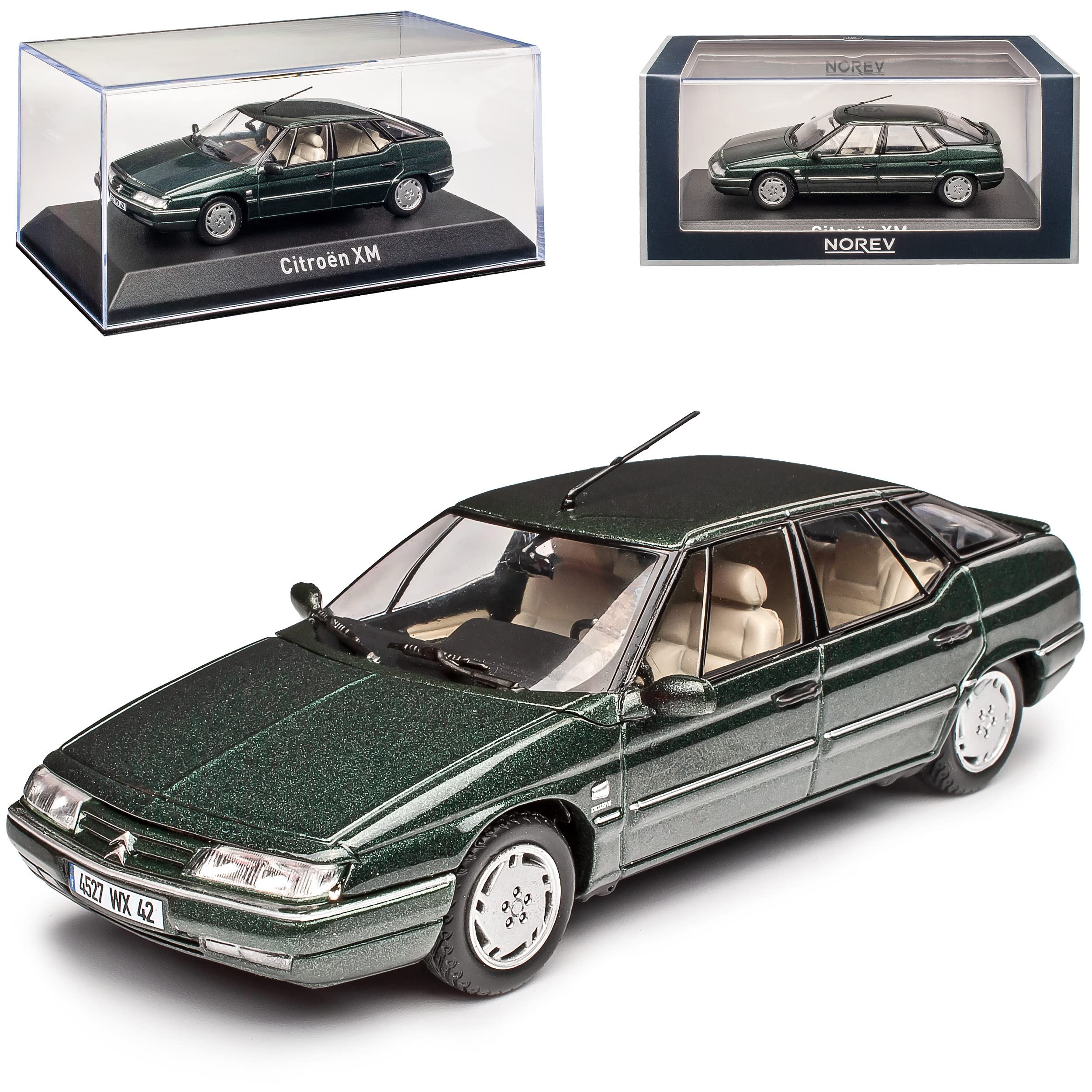 Norev Citroen XM Limousine Poseidon Grün 1989-2000 1/43 Modell