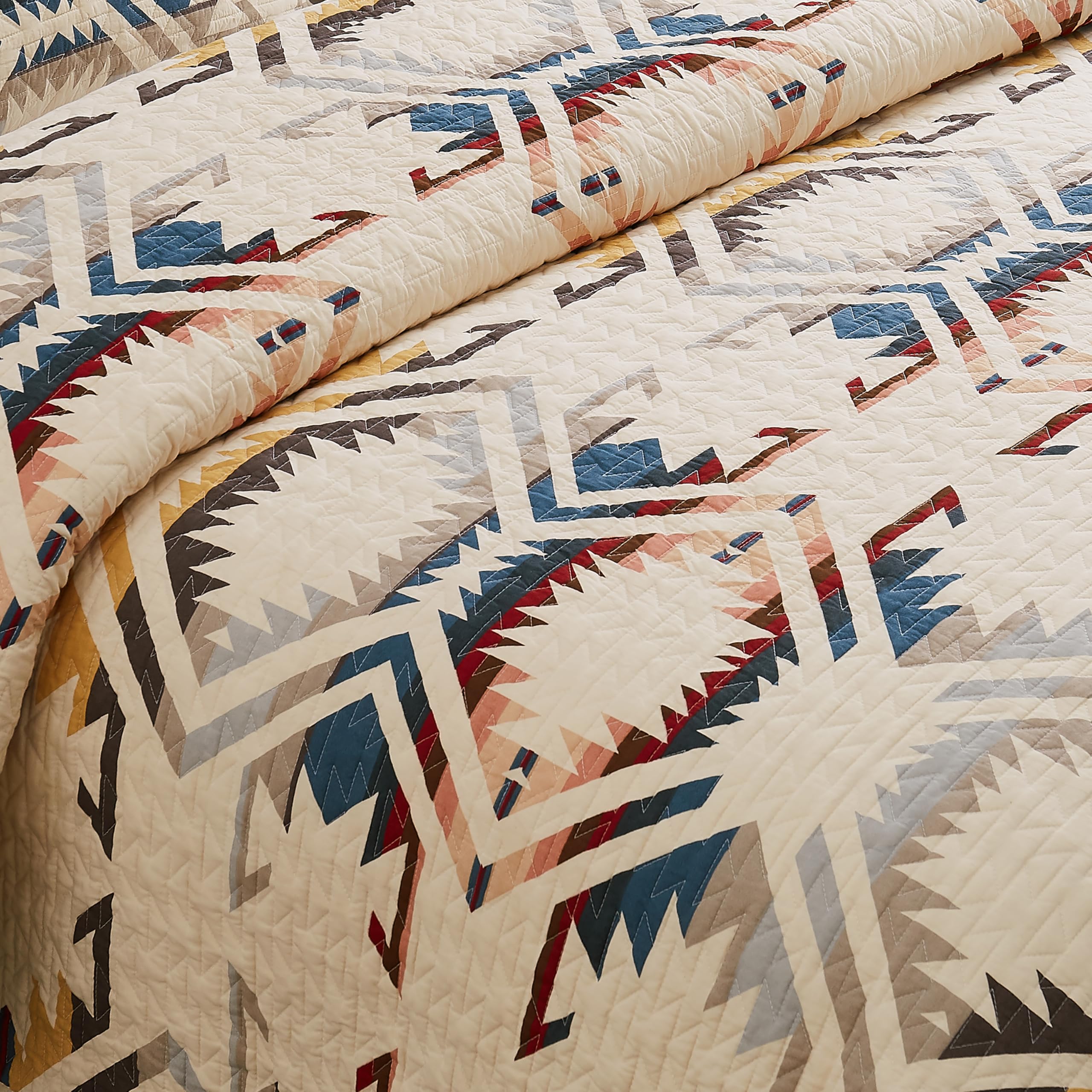 Amazon.co.jp: Pendleton ホワイトサンド ベッドカバー ブランケット