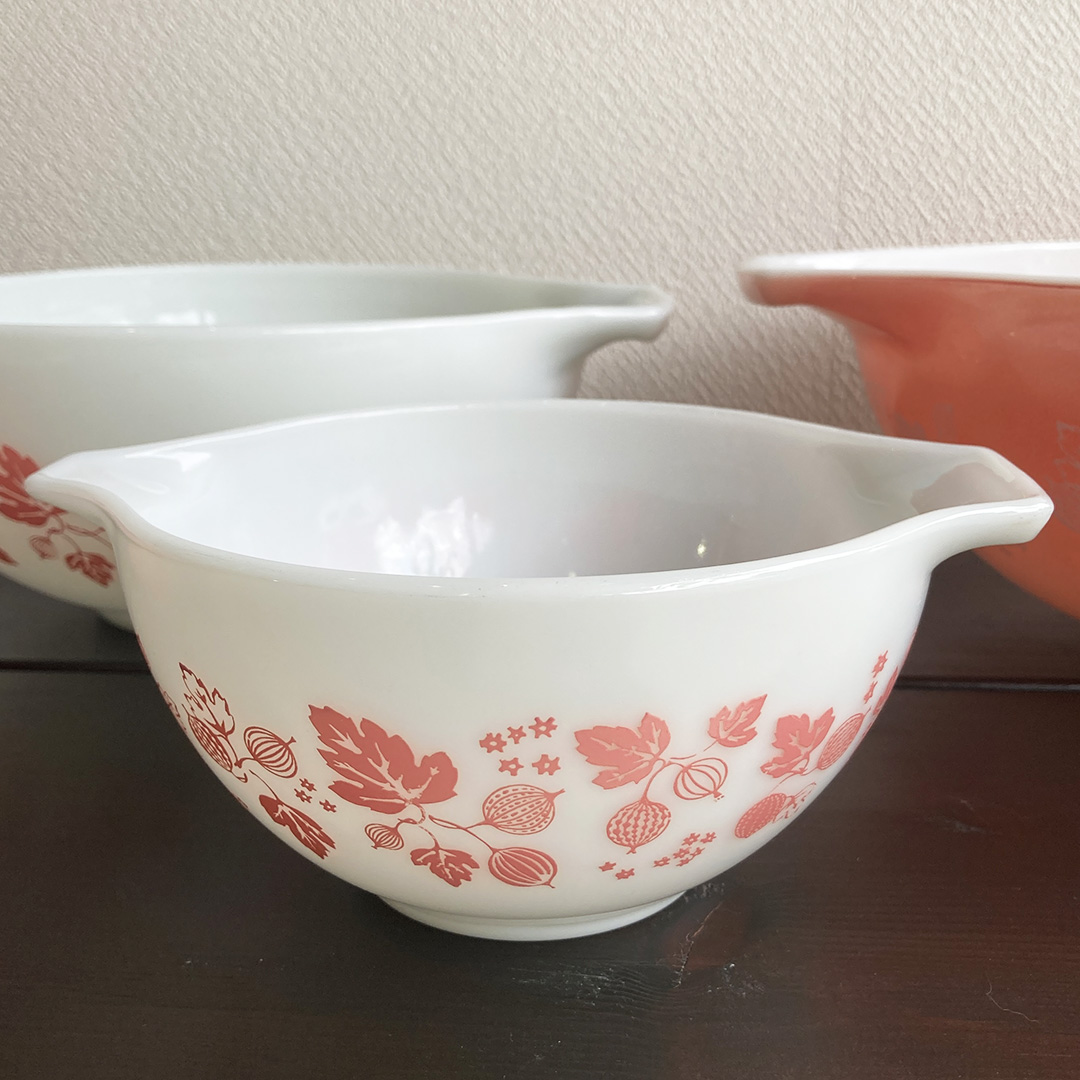 シンデレラミキシングボウル グースベリー ピンク Sサイズ 1950～1960