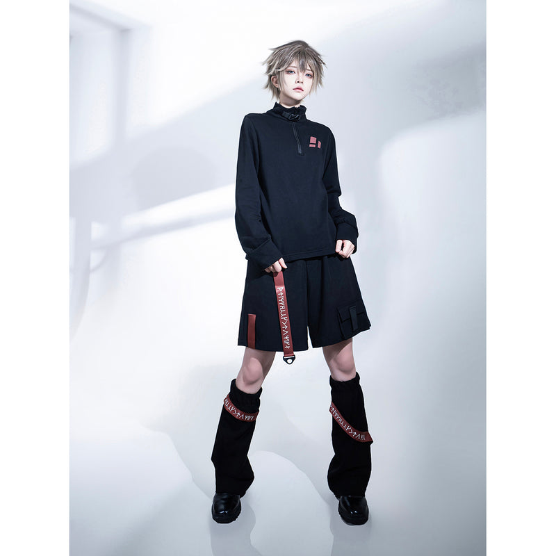 黒の魔導士ハーフパンツとレッグウォーマー – ManusMachina