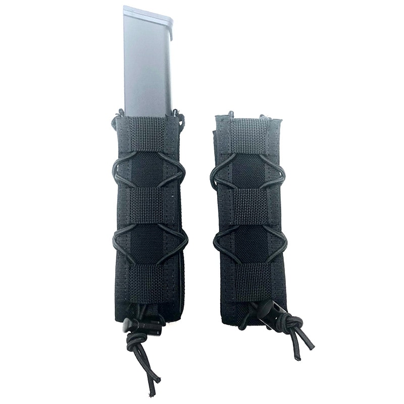 Rapidfire PH1218 TACOタイプシングルマガジンポーチ 9mmロング BK/CB