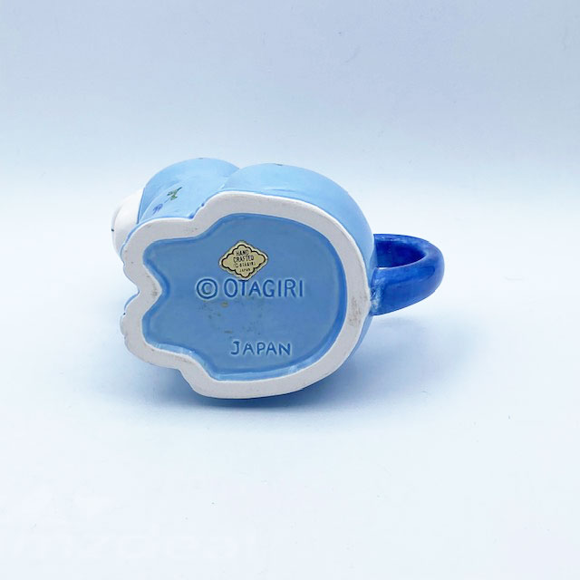 OTAGIRI JAPAN 青い猫型ミルクピッチャー ハンドフラフトのジャグ 1980
