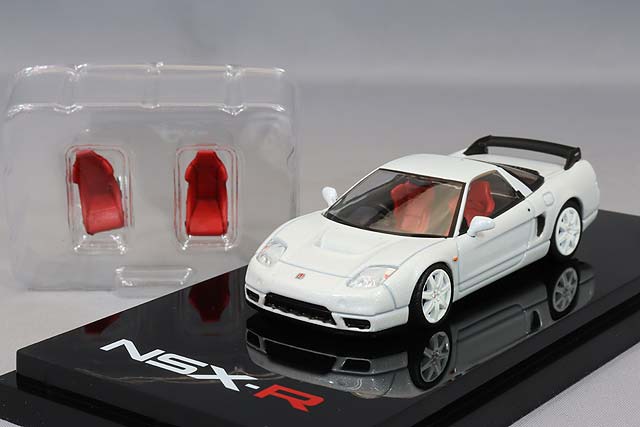 ホビージャパン 1/64 ホンダ NSX-R (NA2) パールホワイト 純正シート