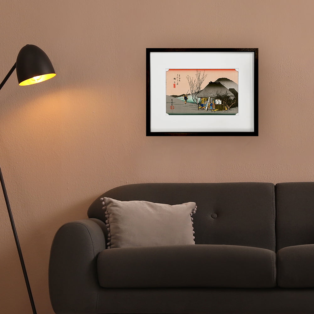 歌川広重「東海道五十三次 鞠子 名物茶店」浮世絵木版画｜浮世絵工房