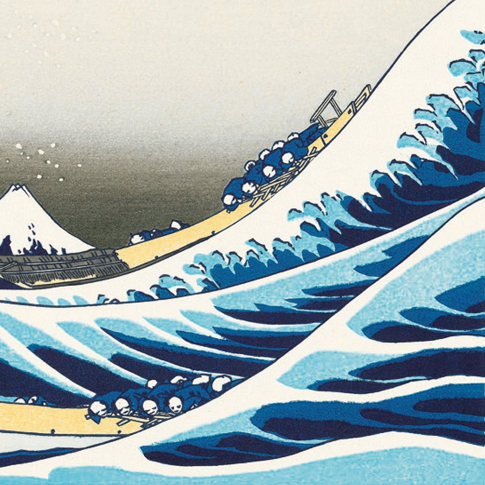 葛飾北斎「富嶽三十六景 神奈川沖浪裏」浮世絵木版画｜浮世絵工房