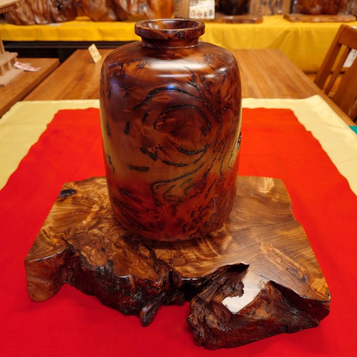 屋久杉泡瘤壺『極み』0392 | 屋久杉壺（つぼ） | 屋久杉堂