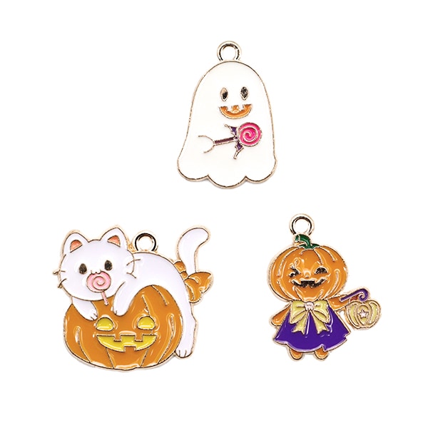 アクセサリー素材 『ハロウィンチャームセット 3個入リ RSP-591