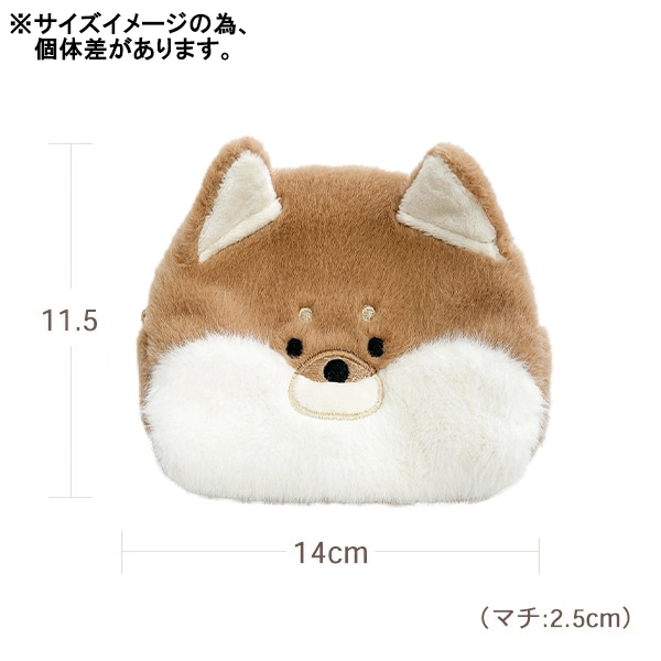 小物入れ 『ラウンドポーチ 柴犬 TY035 K』 生活雑貨,ポーチ・小物入れ