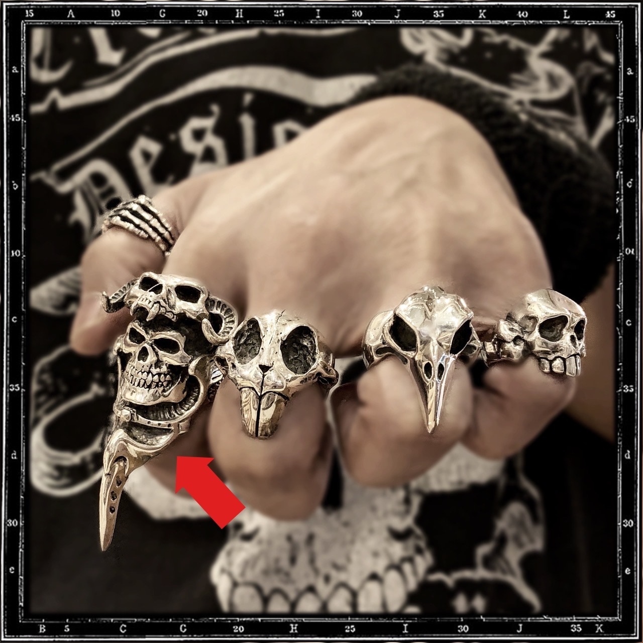 MAD MAX SKULL RING | クレイジーピッグ公式オンラインストア すべての