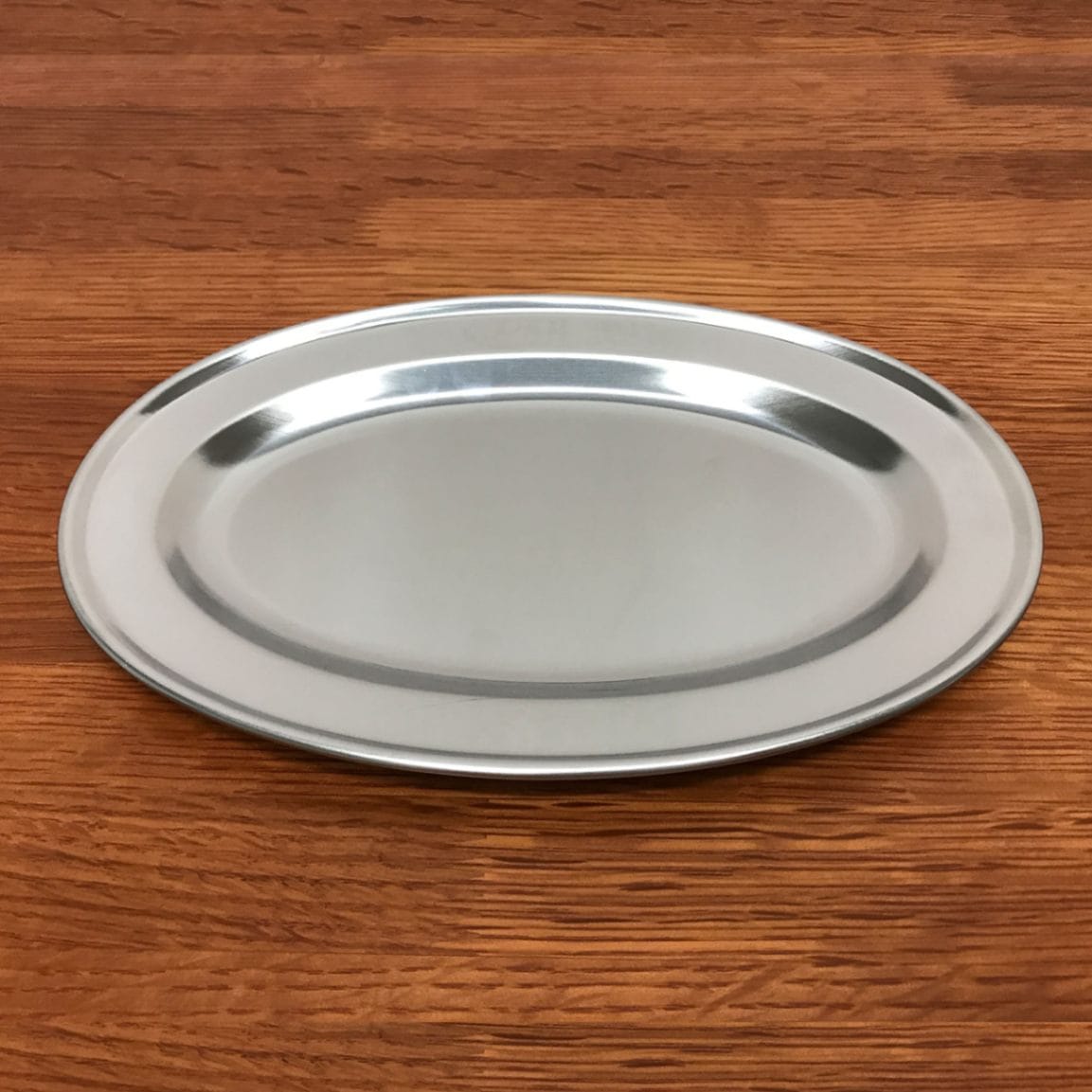 6枚/縦15×横22.2cm】ステンレス小判皿22｜業務用備品の通販【飲食店