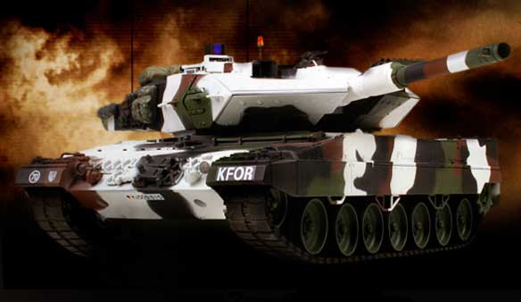 VSTANKPRO レオパルド 2 A5 (冬季迷彩塗装・赤外線バトルシステム