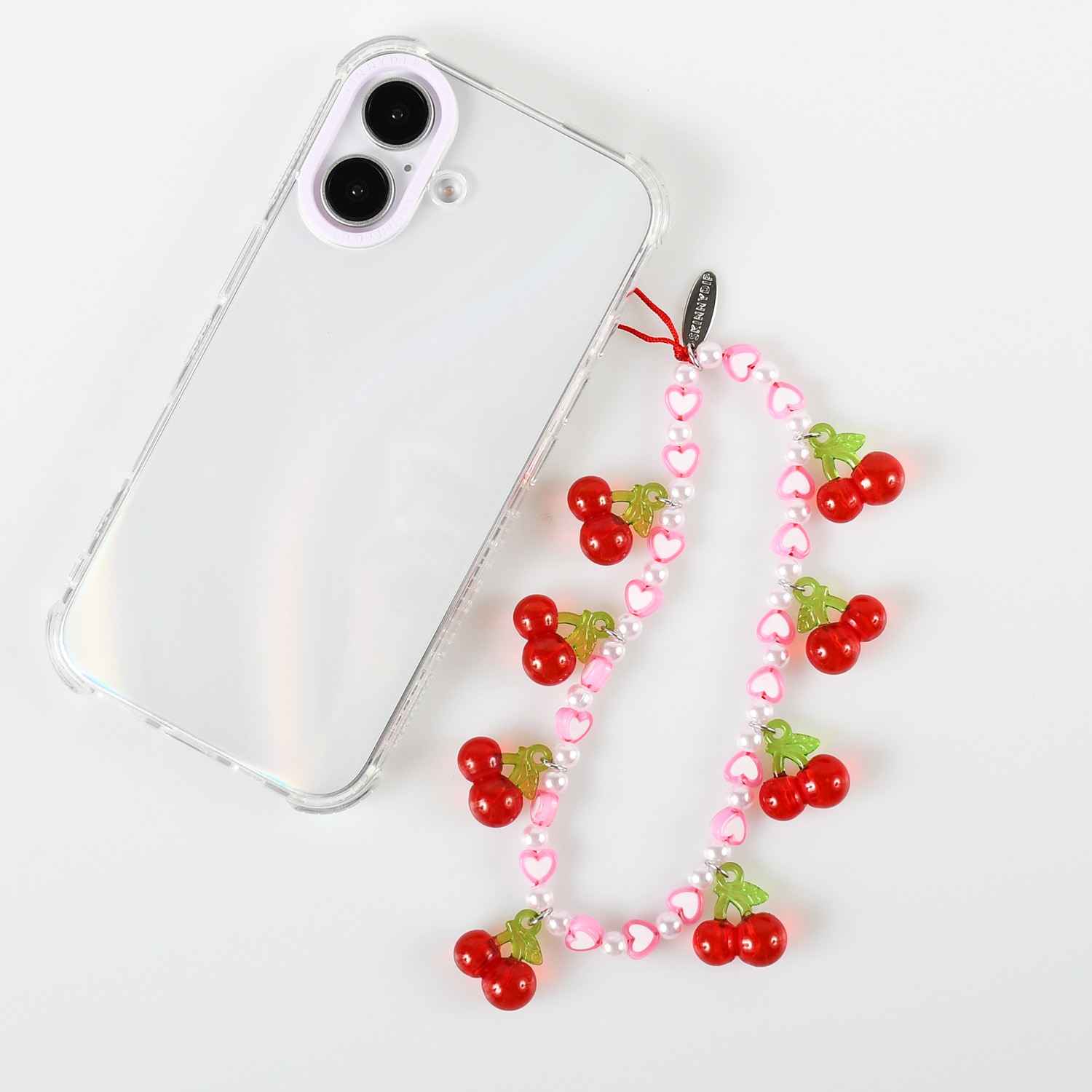 フォンストラップ チェリーハート | すべての商品 | SKINNYDIP LONDON