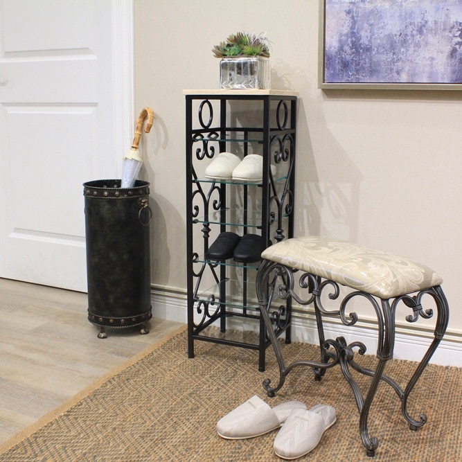 アイアン傘立て ライオン飾り 高さ55cm | アイアンインテリア,傘立て