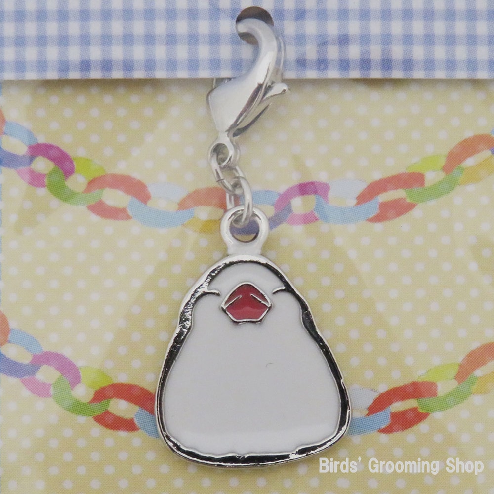 hanisupi】チャーム《大福文鳥》｜Bird's Grooming Shop