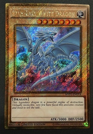 BLUE-EYES WHITE DRAGON/青眼の白龍 英語[ｺﾞｰﾙﾄﾞｼｰｸﾚｯﾄ](MVP1-ENGV4