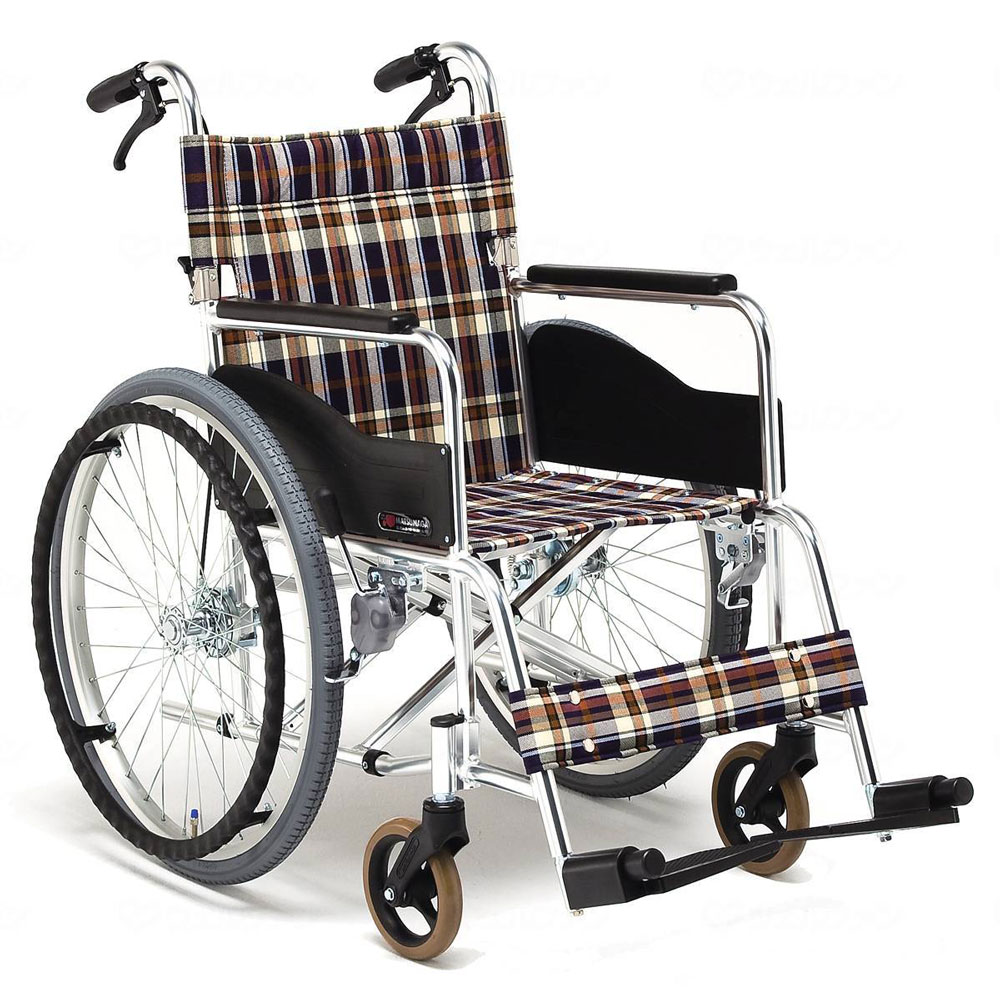 自走用車椅子AR－211B（低床タイプ） 背折れ式・介助ブレーキ付