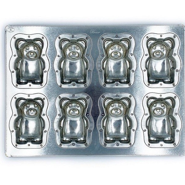 シルバー天板 熊五郎 8P シリコン付 1個入 松永製作所 KMP026-1 | 型