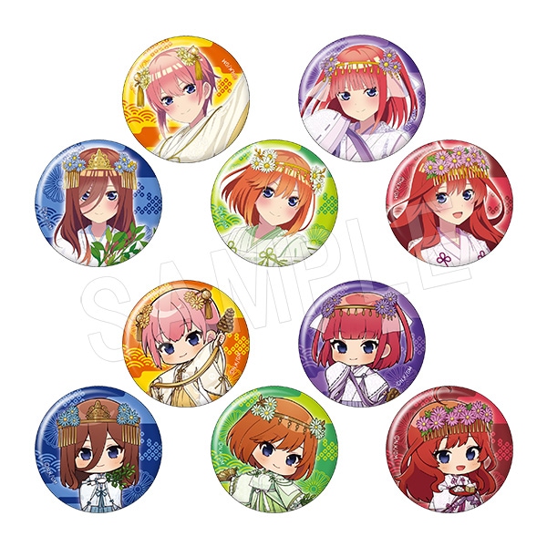 予約】映画 五等分の花嫁 トレーディング缶バッジ 巫女Ver.(BOX