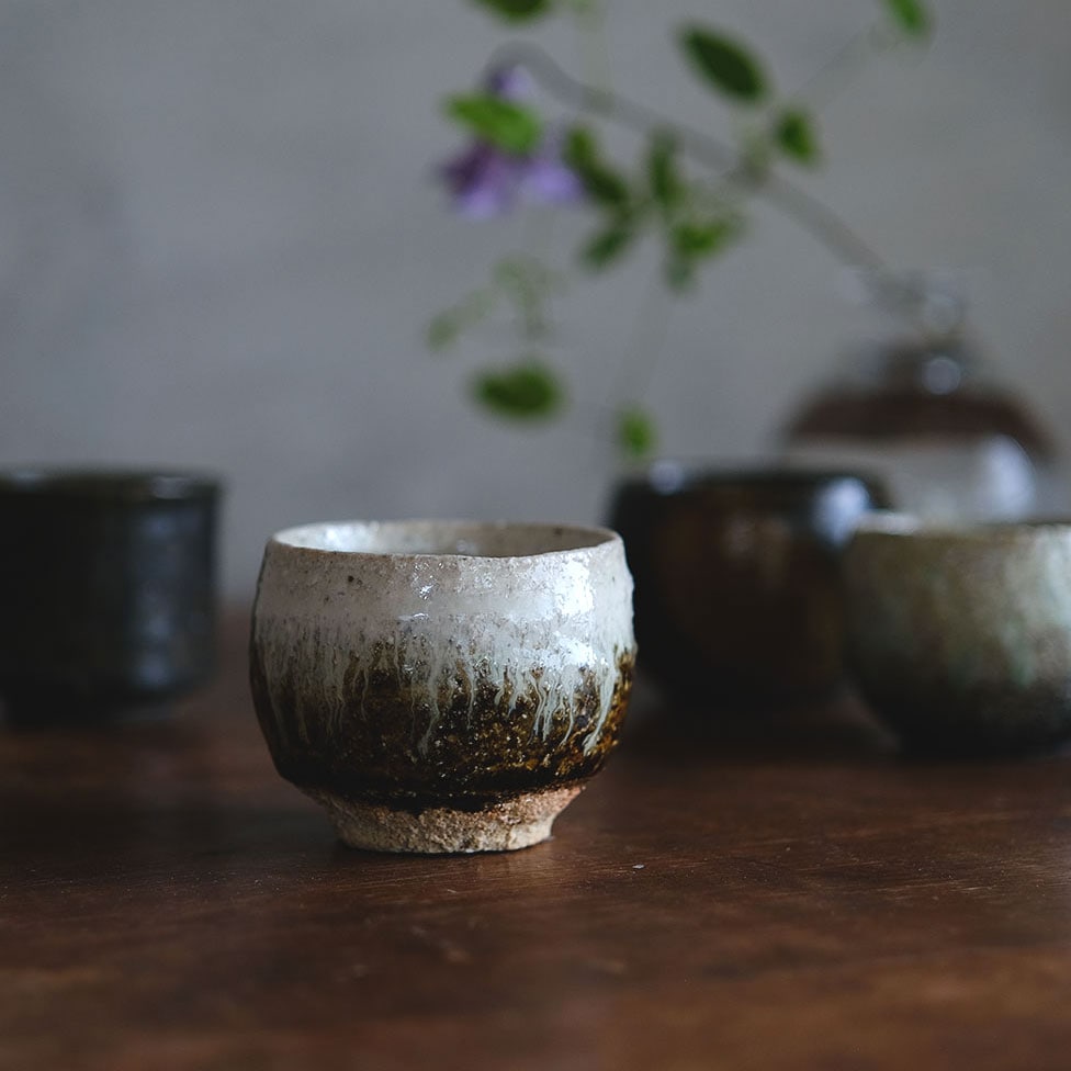 朝鮮唐津 ぐい呑み/一点もの | 唐津焼 雅樂窯 ( うたがま ) | 糸島