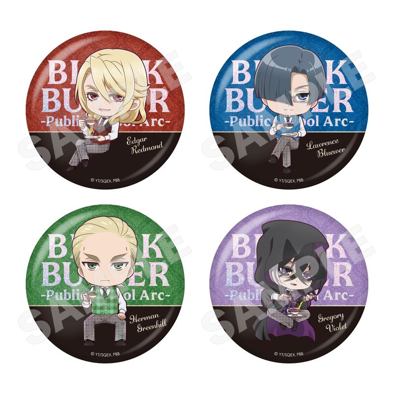 TVアニメ『黒執事 -寄宿学校編-』ホログラム缶バッジ 全10種