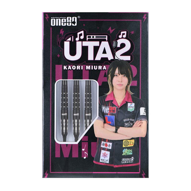 UTA ver.2 三浦歌織モデル ブラック 2BA 22g ダーツ バレル 楽天市場】One80(ワンエイティ) UTA(ウタ) ver.2 2BA 22g Black 三浦