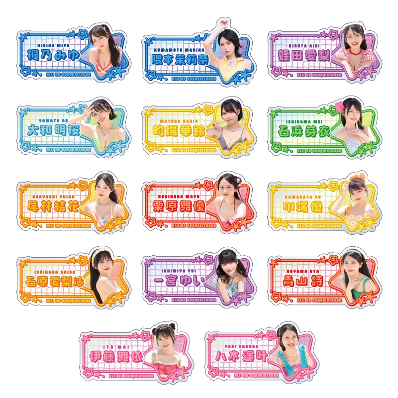 マクロスΔ アクリルネームバッジコンプリートセット マクロスΔ