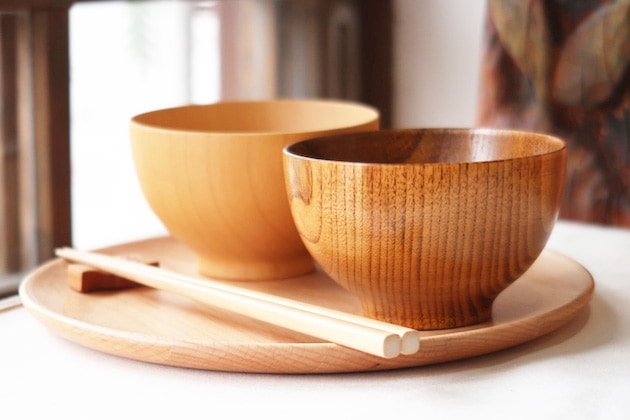 おしゃれな木のお椀 高台付き大和汁椀 漆・白木 | すべての商品 | 木の