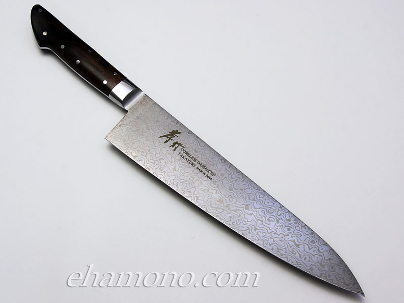 堺孝行 コアレスダマスカス 牛刀210～coreless damascus210