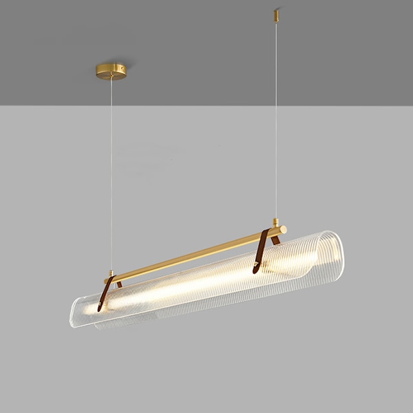モダン照明 LEDペンダントライト ゴールド（W800／1000／1200mm
