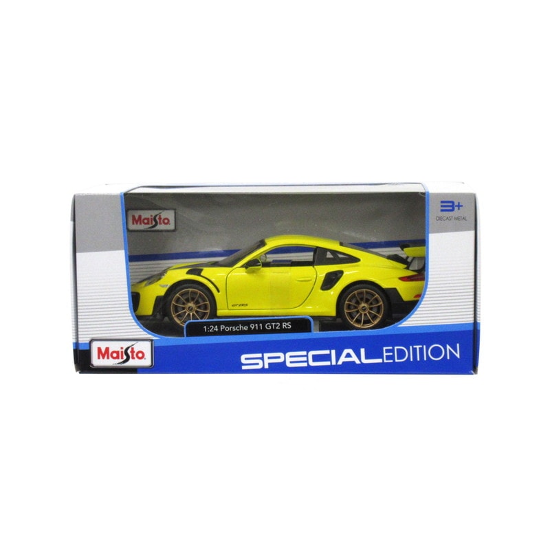 Maisto ミニカー 1:24 ポルシェ911 GT2 RS イエロー No.200-131 | 世界