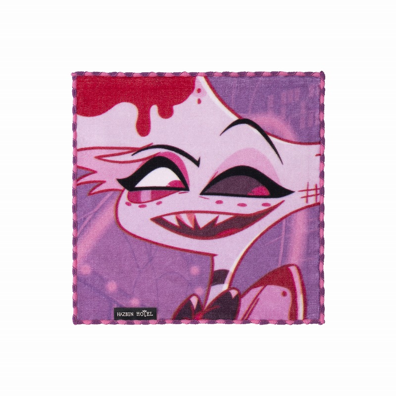HAZBIN HOTEL ファニーフェイスなハンドタオル (エンジェル・ダスト