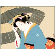 上村松園 作品 「序の舞」 高級額装 壁掛け インテリア【ポイント5