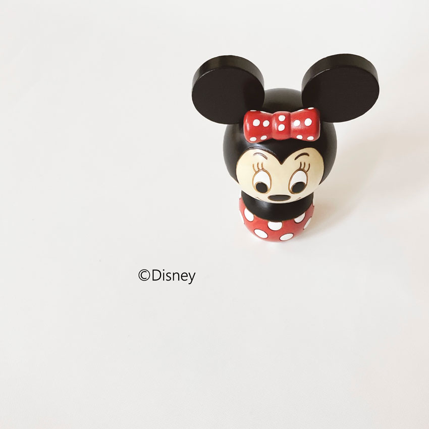 ミニー こけし 【Disneyzone】 【 卯三郎こけし 】 Disney 母の日