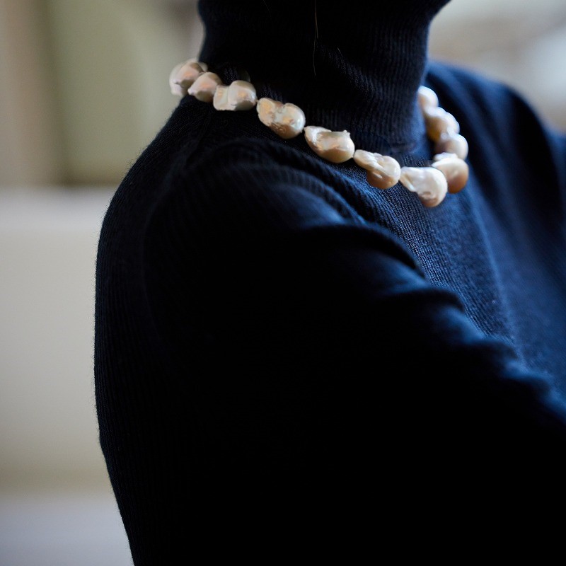 Joanne(ジョアンヌ) 淡水パールホワイト・オイスターネックレス