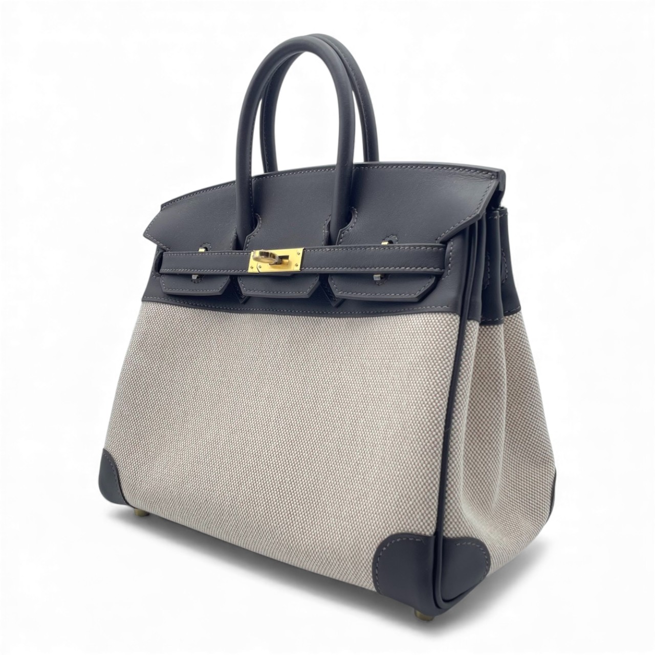 エルメス バーキン 25 べブラン/エクリュ スイフト/トワルアッシュ