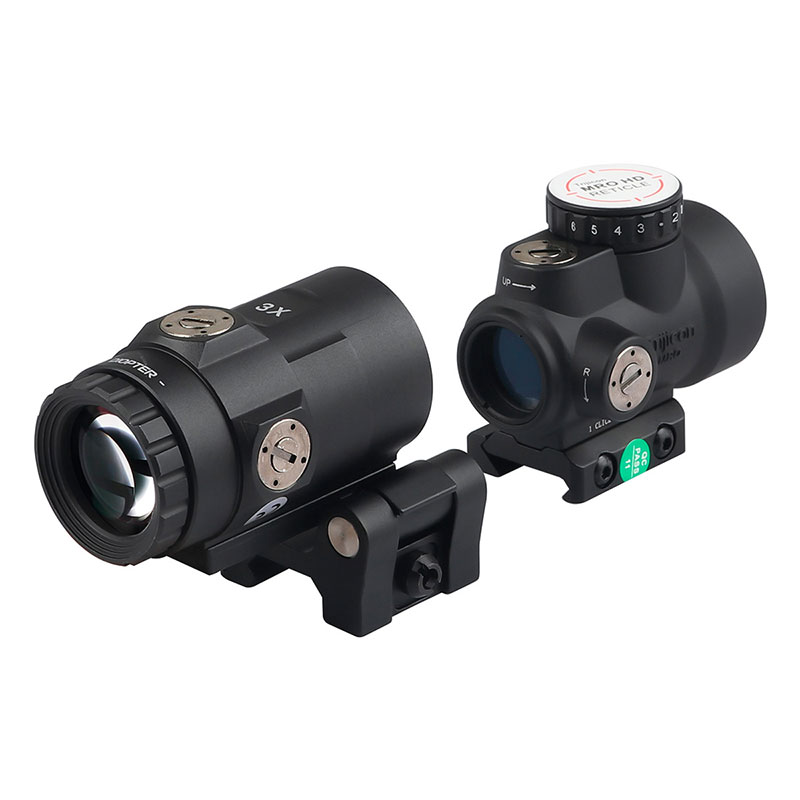TRタイプ MROドットサイト&3倍マグニファイヤーセット BK | 光学機器