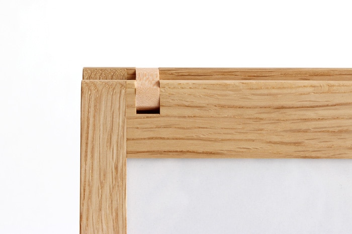 フォトスタンド (ブラウン) 【木の温もり感あるシンプルでナチュラルな