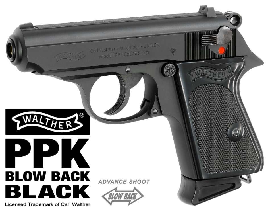 マルゼン ガスブロ　ワルサー PPK/S ブラックモデル 新品未使用未開封 マルゼン ワルサーPPK/S ブラックモデル ガスブローバック > マルゼン