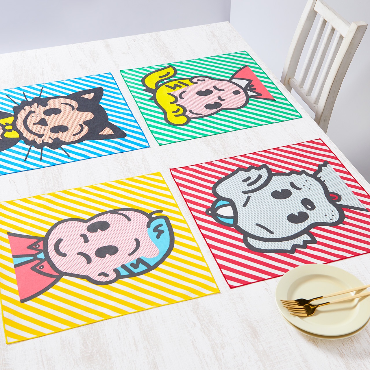 ランチョンマット JACK イエロー | 食器・キッチン | ソーダ