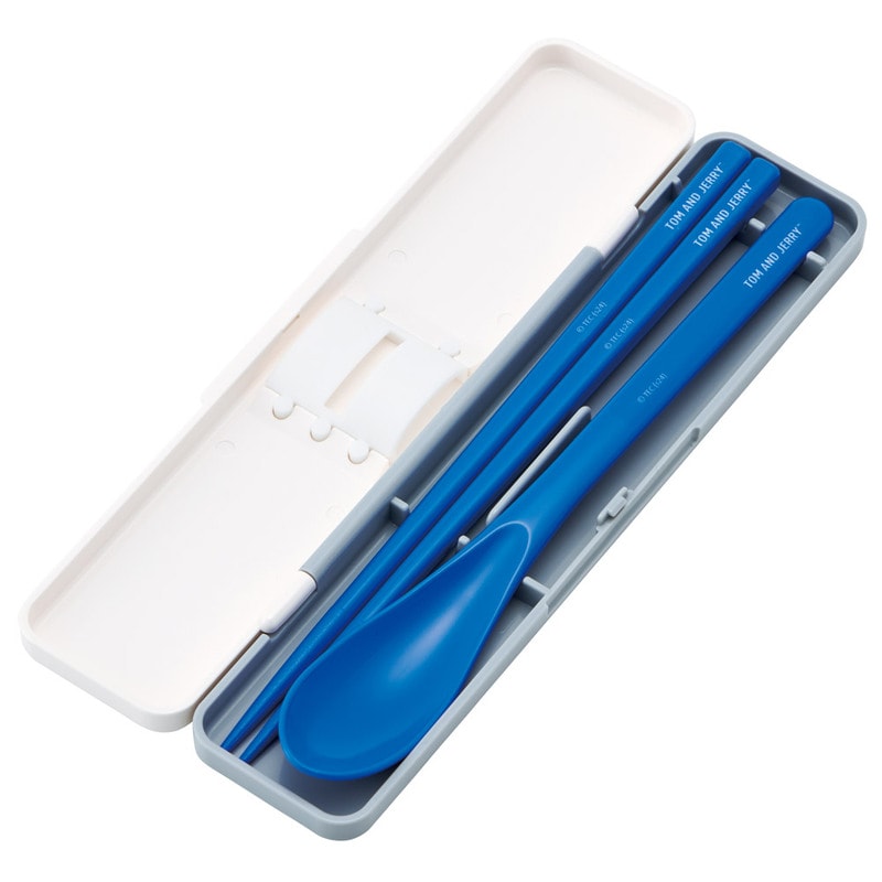 抗菌音が鳴らないコンビセット(箸・スプーン) 箸18cm トムとジェリー